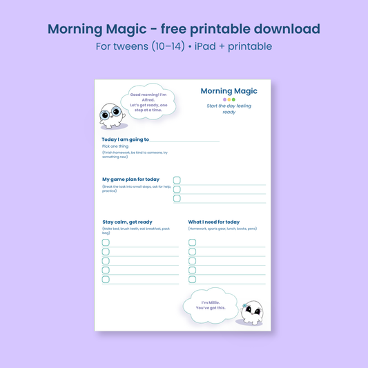 Morning Magic - free printable download
