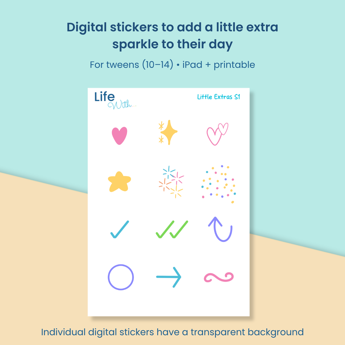 Mood Stickers — Little Extras S1 - Digital Download